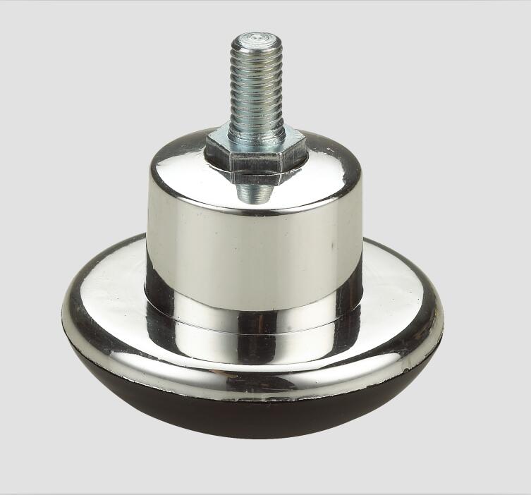 Furniture Caster Carpet Wheel Thread Chrome