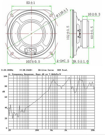 Fbs102W Best Price Loud Speaker 8ohm 0.5W Speaker Multimedia Mini Speaker (FBELE)