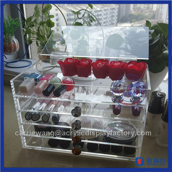 Factory High Quality Black Acrylic Compact Holder