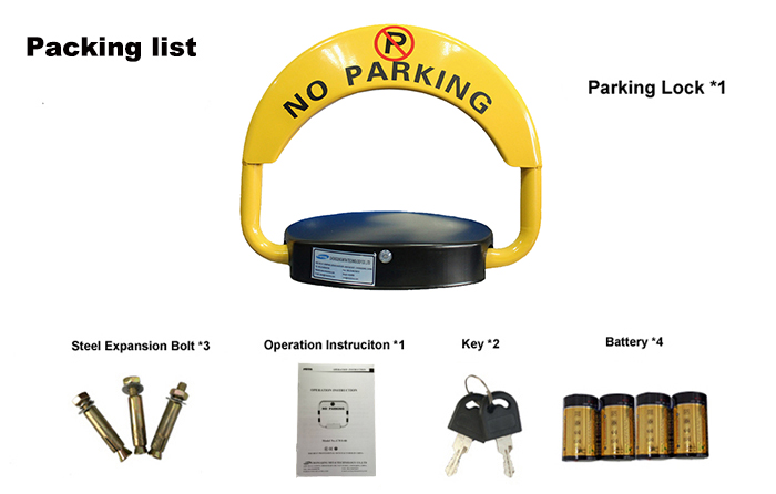 Bluetooth Parking Space Locks