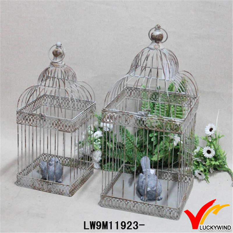 Wholesale Vintage Rustic Shabby Chic Iron Birdcage