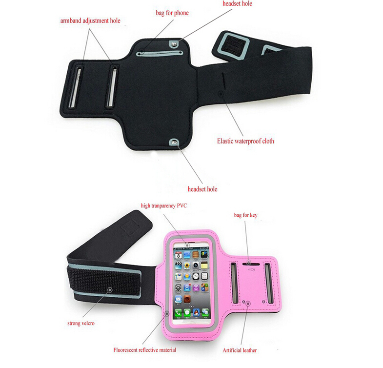 New Designed Sports Jogging Phone Waterproof Adjustable Arm Band Bag