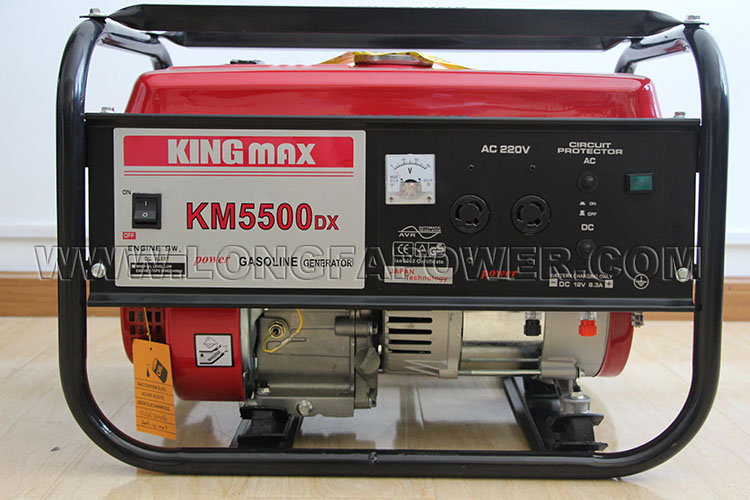 Km5500dx Portable Kingmax Power Gasoline Generator