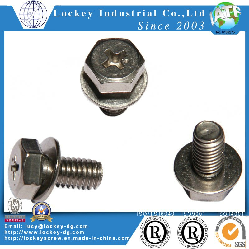 Stainless Steel Hex Head Machine Screw