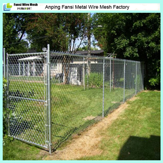 50X50mm Mesh Opening Hot DIP Galvanized Chain Link Fencing