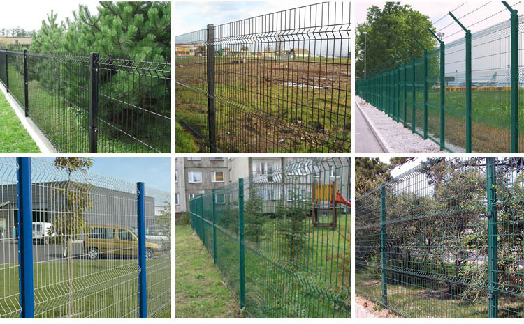 Hot Sale Powder or PVC Coated Galvanized Welded Wire Mesh Fence