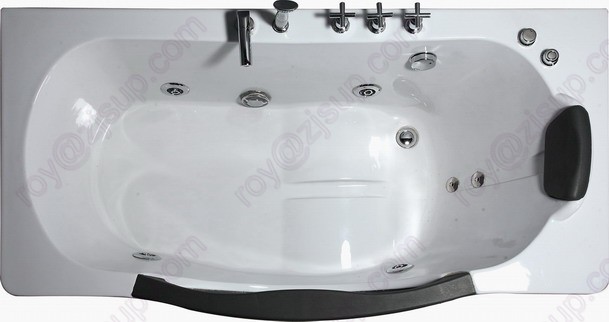 CE ISO9001 Rectangle Indoor Whirlpool Bathtub with Glass (CL-320)