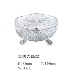 High Quality Glass Sweetmeat Bowl for Daily-Use Kb-Hn0369