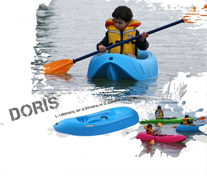 Single Plastic Kid Kayak