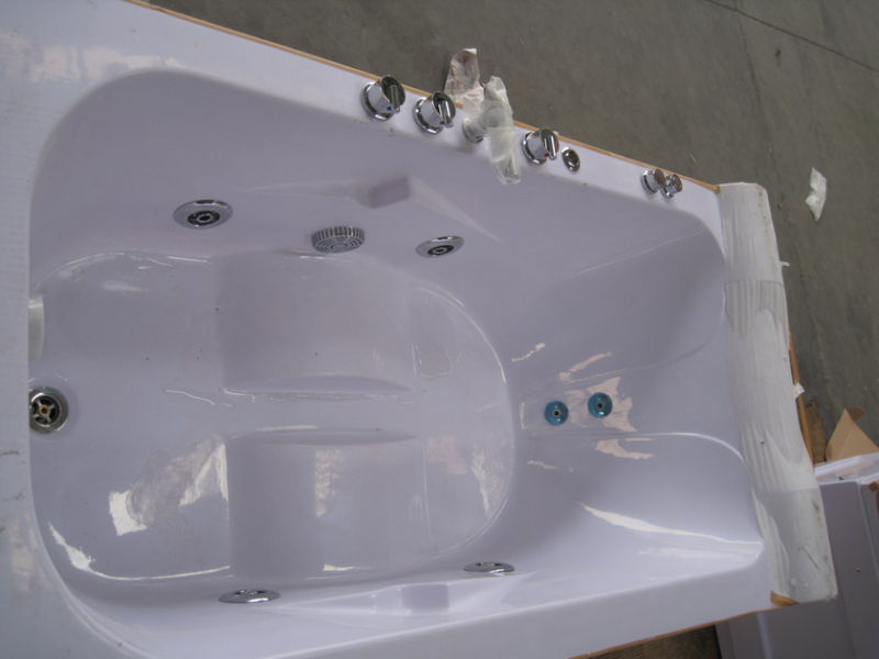 CE ISO9001 2 Pillow ABS Jacuzzi Tub (CL-338)