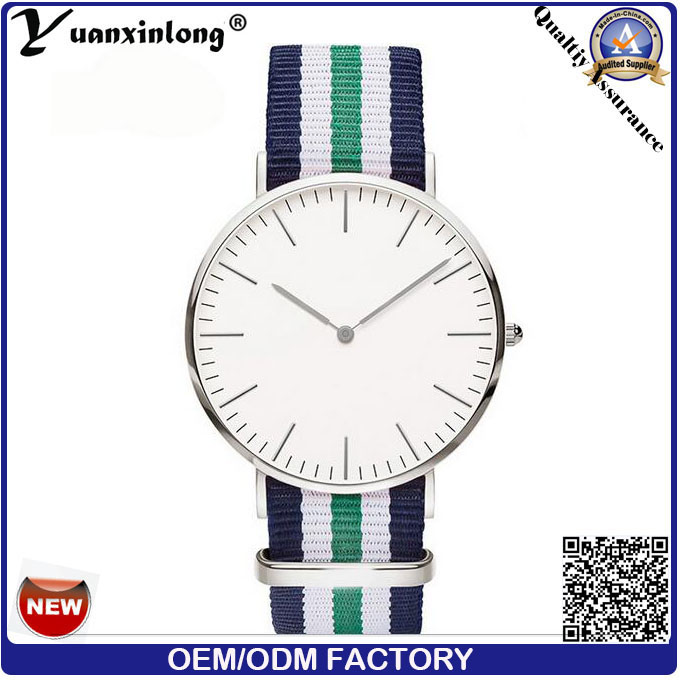 Yxl-496 Made in China Nato Nylon Strap Watch OEM Custom Flag Dial High Quality Men Watch Wholesale Wrist Watch