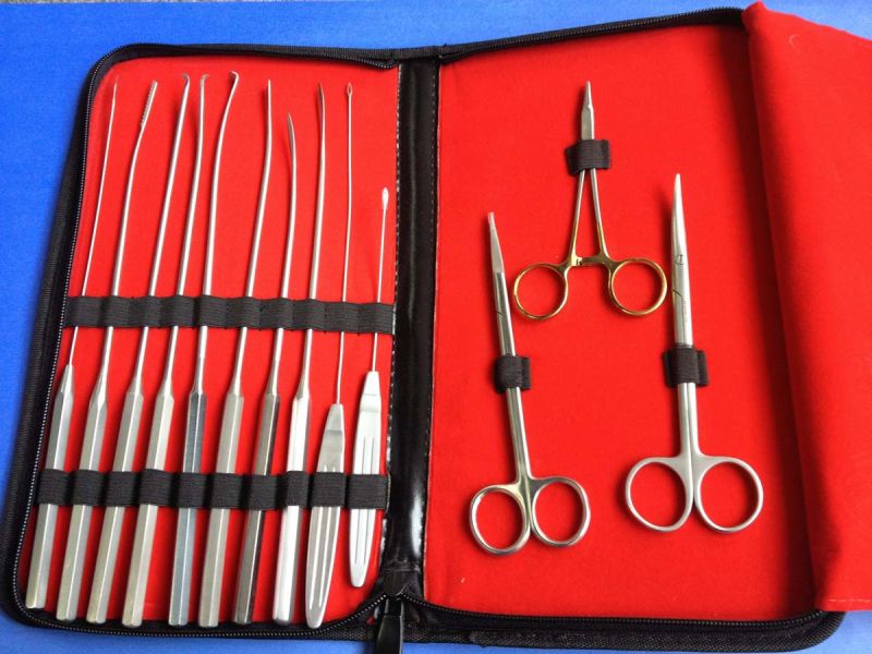 One Set Face Lifting Instrument for Facial Plastic Surgery