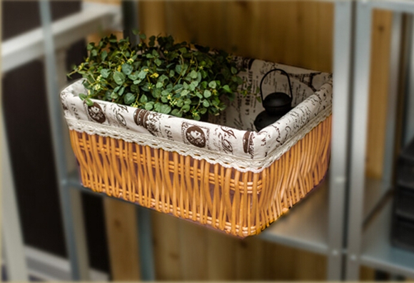 Handmade Wicker Storage Basket with Eco-Friendly (BC-ST1002)