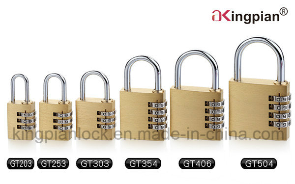 Colorful Aluminum Alloy Digital Code Combination Lock for Bag