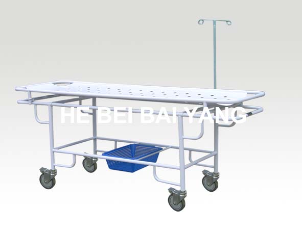 Plastic-Sprayed Stretcher Trolley for Nurse with ISO9000, ISO13485, CE (B-20)