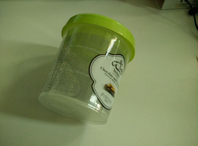 Disposable Clear Plastic for Ice Cream Container Box