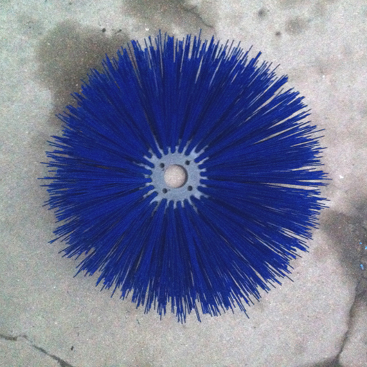 PP Material Blue Round Road Brush (YY-018)