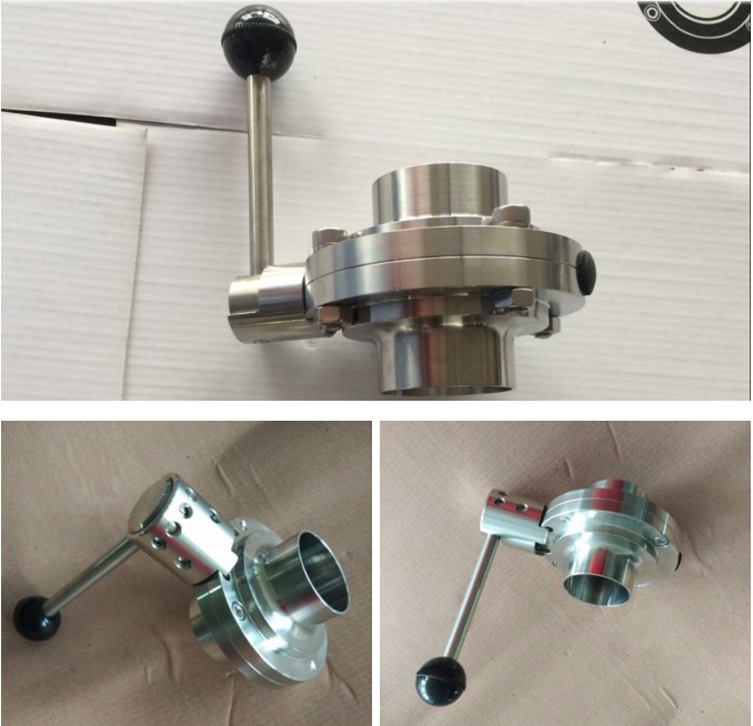 Wenzhou Stainless Steel Handle Sanitary Butterfly Valve Manufacturer