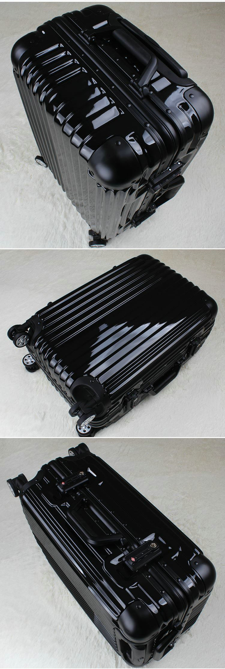 Aluminum Trolley Luggage Sets (HL-2001)