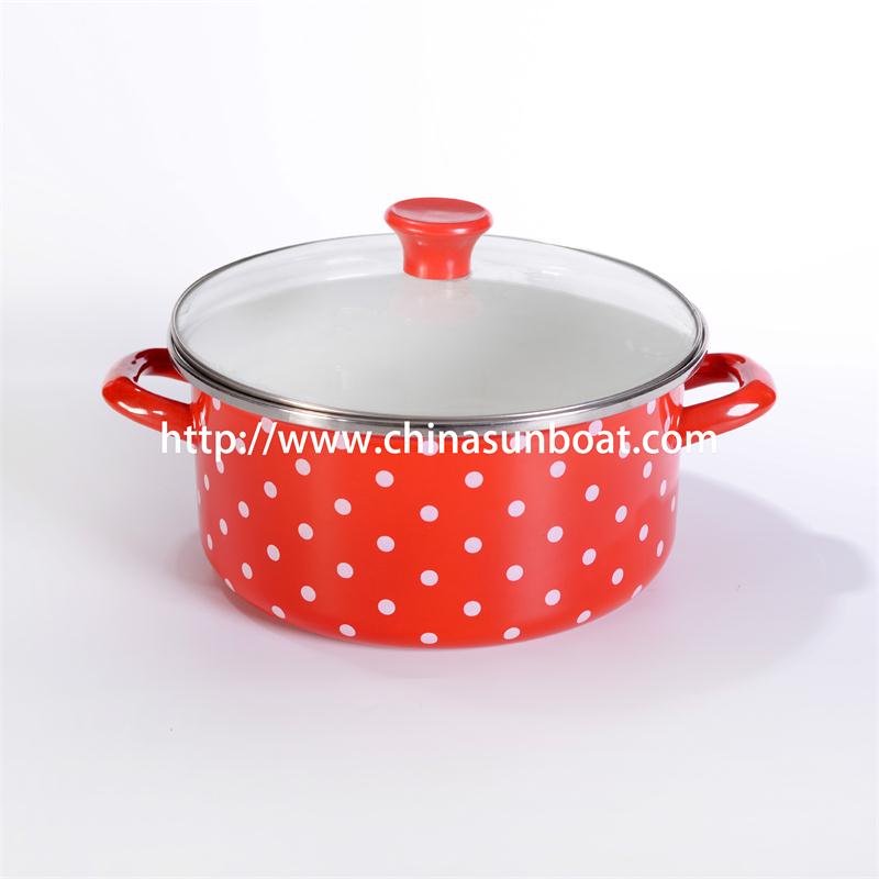 Enamelware for Kitchen Set Casserole Housewares Cookware