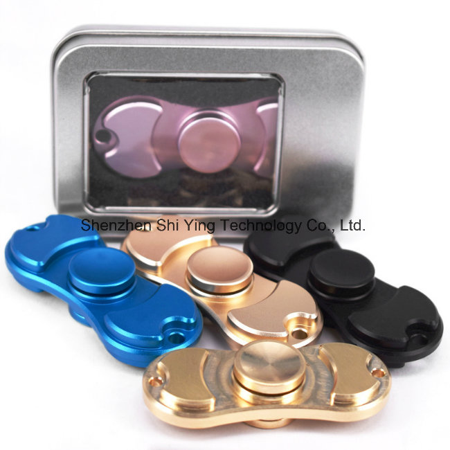 Tri Hand Spinner Toy Copper Fidget with Ceramic Ball Bearing