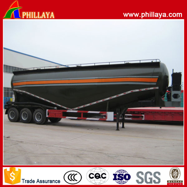 3 Axles V Shape 68 Cbm Bulk Cement Trailer