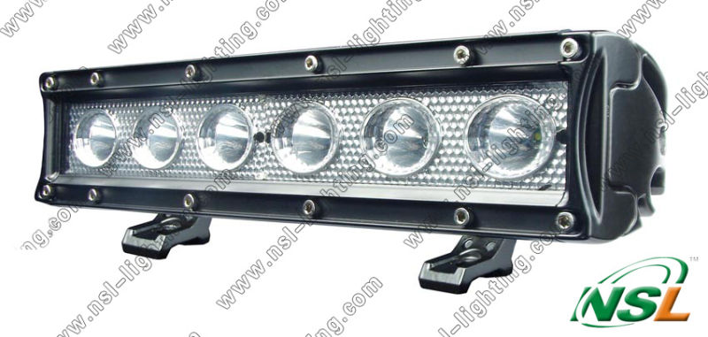 30W 10 Inch LED Work Light Bar Offroad Flood Spot Comb 6PCS*5W 2550lm LED Driving Light Bars for Mining Boat SUV ATV