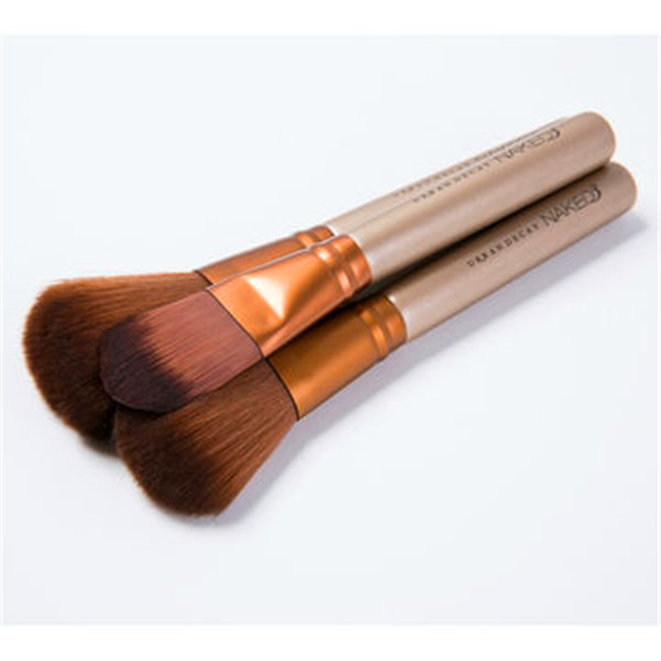 12PCS Gold Professional Naked3 Makeup Brush Kit with Wholesale Price