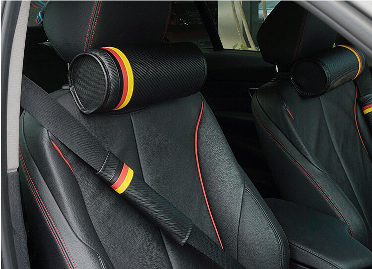 Carbon Fiber Seat Belt Pads for Car