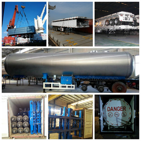 Stainless Steel/Carbon Steel/Alloy Alumimun Optional 3 Axles Tanker Container Oil Water Fuel Carrier Tanker Semi Trailer Truck