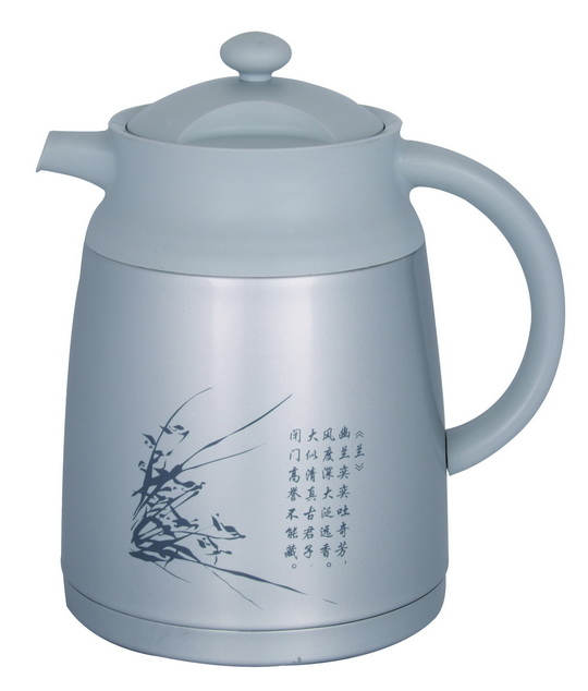 Double Wall Vacuum Coffee Pot Europe Style Svp-2000CH Gray