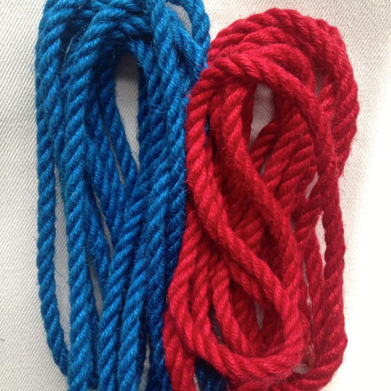 Jute Dyed Rope for Artwork Making (JDR-6mm)