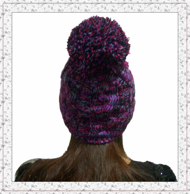 Custom Design Jacquard Weave Crochet Knitted Beanie Cap/Hat (1-3461)