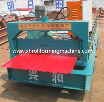 Colored Steel Roof Panel Roll Forming Machine