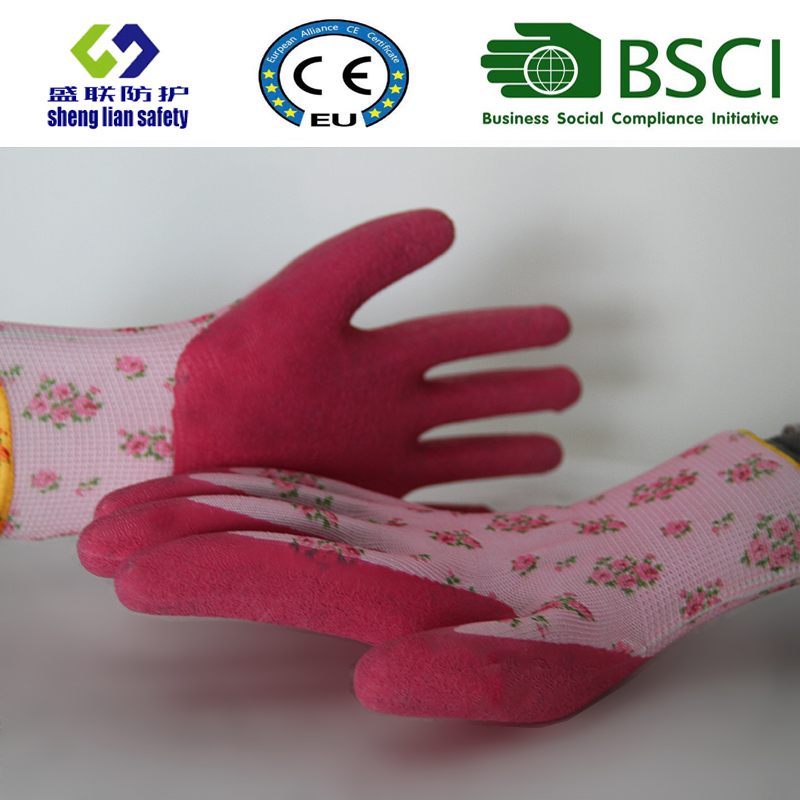 Latex Coated Garden Safety Work Gloves