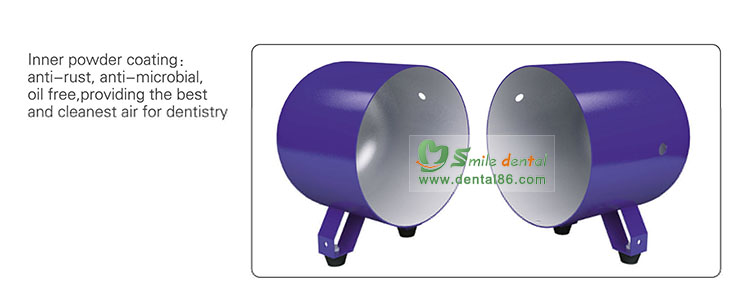 1100W Dental Silent Oilless Air Compressor