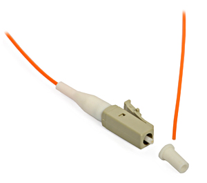 Multimode LC Fiber Optic Pigtail 0.9mm 1 Meter