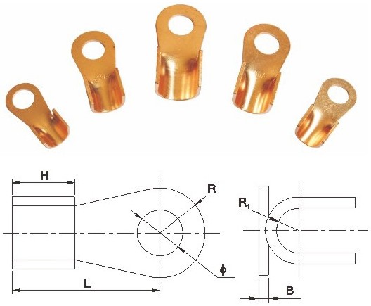 Ot Type Copper Passing Through Terminals/Connecting Terminals