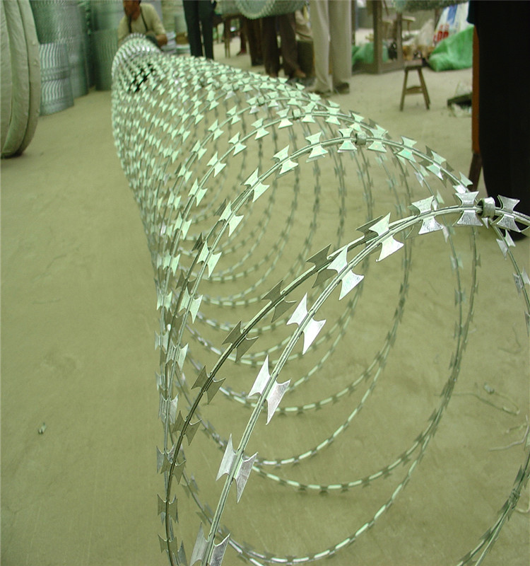 Crossed Razor Wire Mesh /Spiral Razor Wire Mesh Fence