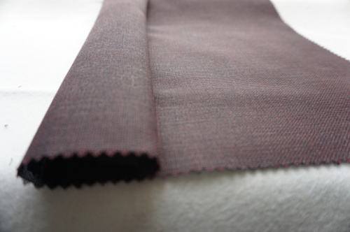 Dark Red Wool Fabric for Suit