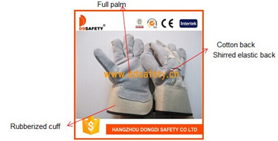 Cow Split Leather Glove Welding Glove Safety Gloves Dlc219