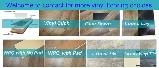 Commercial Thin Vinyl Glue Down Stone Like PVC Flooring