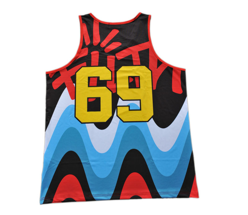 High Quality Leisure Vest Sport Jersey with Pattern Printed (TT5007)