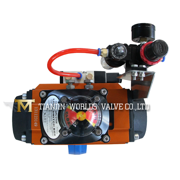 Pneumatic Actuators Control Butterfly Valve