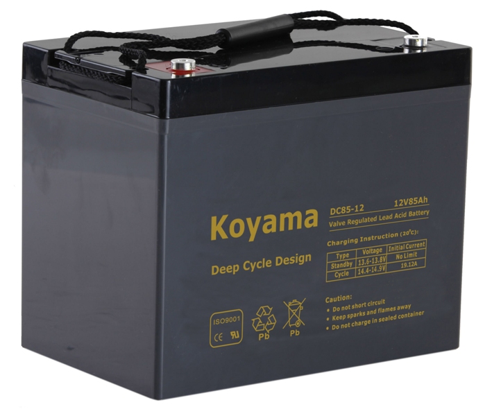 12V 85ah Deep Cycle AGM Battery for RV (Recreational Vehicle)