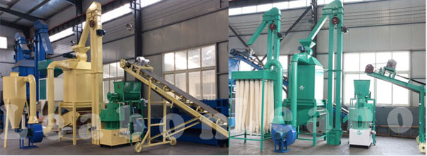 Automatic Biomass Sawdust Wood Pellet Making Production Line 1-2t/Hour