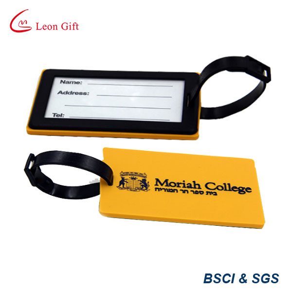 Custom Oblong / Rectangle Rubber Luggage Tag