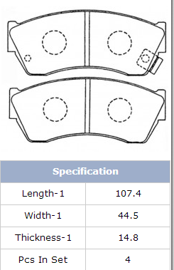 High Quality Brake Pad (D9005M)