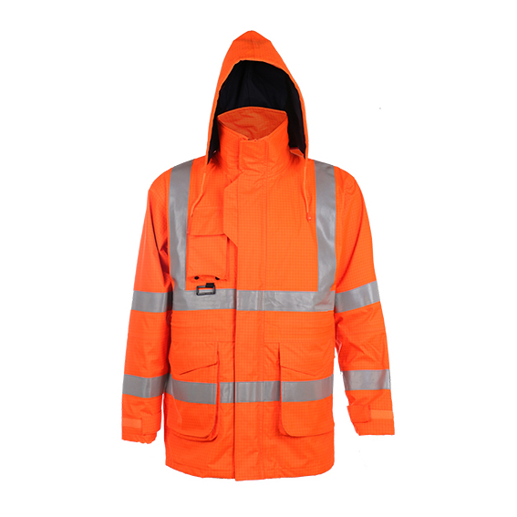 Class 3 En20471 Durable Waterproof Anti-Static Reflective Safety Jacket