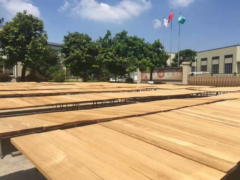 Basking in The Sunshine Long Plank Burma Teak Solid Wood Flooring